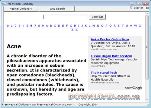 Free Medical Dictionary