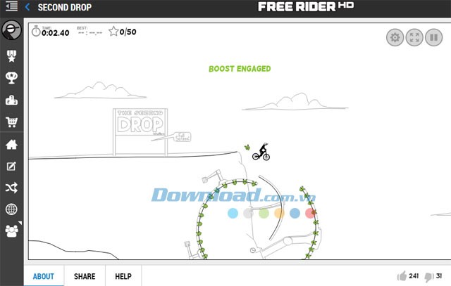 Đua xe cùng Free Rider HD