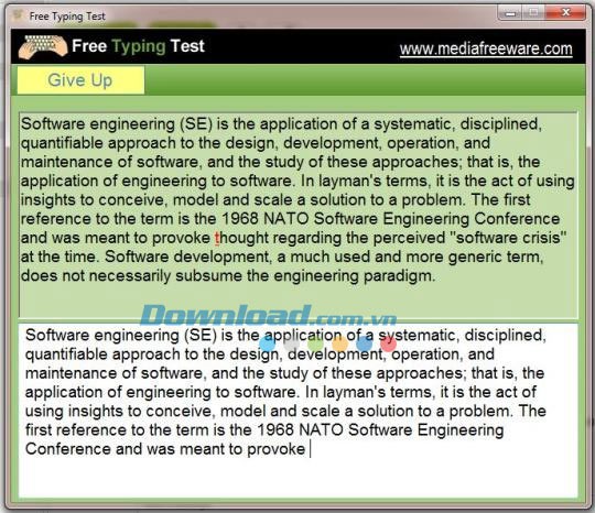 Free Typing Test