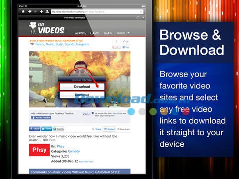 Free Video Downloader & Player Free for iOS