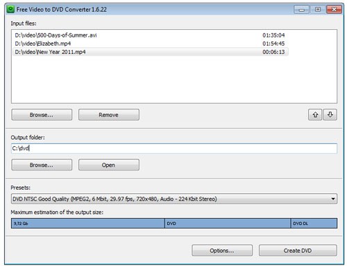 Free Video to DVD Converter
