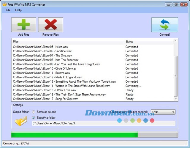 Free WAV to MP3 Converter