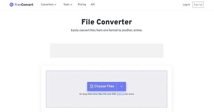 FreeConvert.com là công cụ chuyển đổi file đơn giản và nhanh chóng