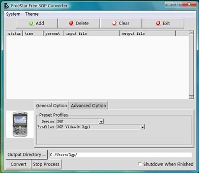 FreeStar 3GP Converter