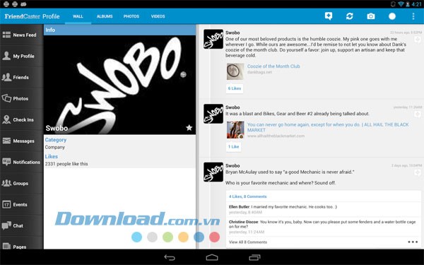 FriendCaster cho Android