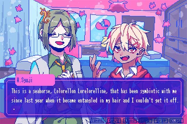 Đồ họa pixel dễ thương, được lồng tiếng hoàn toàn bằng tiếng Nhật