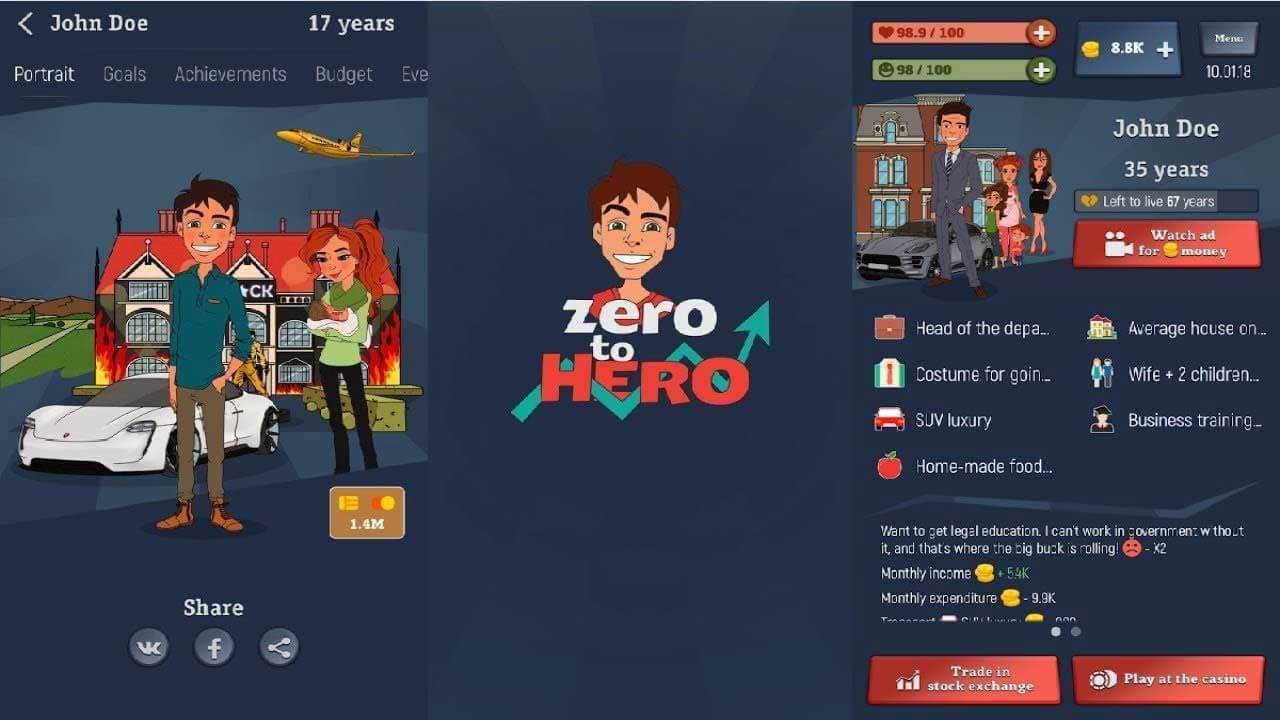 From Zero to Her cho iOS dễ chơi và hấp dẫn