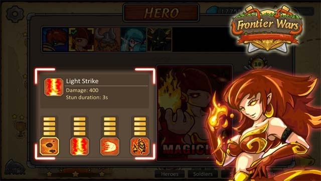 Chơi game thủ thành Frontier Wars mọi lúc mọi nơi, không cần kết nối mạng