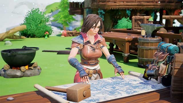 Xây dựng, chế tạo, mở rộng và trang trí ngôi làng