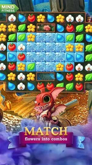 Ghép 3 hoặc nhiều loài hoa cùng loại để đạt điểm cao