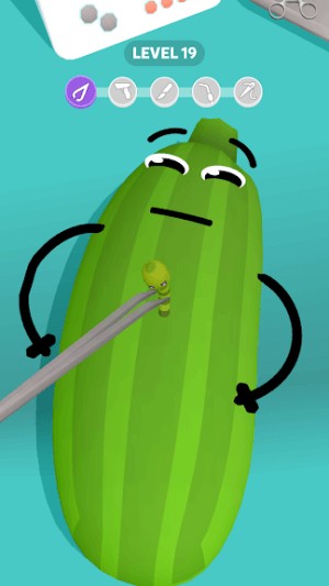 Lấy sâu trong trái dưa