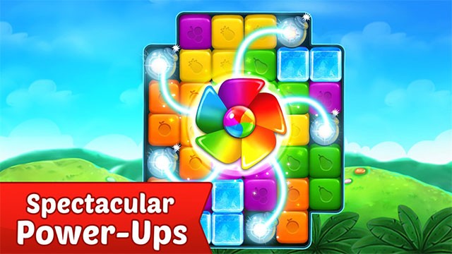 Tận dụng sức mạnh từ bổ trợ để chinh phục các level khó trong Fruit Cube Blast