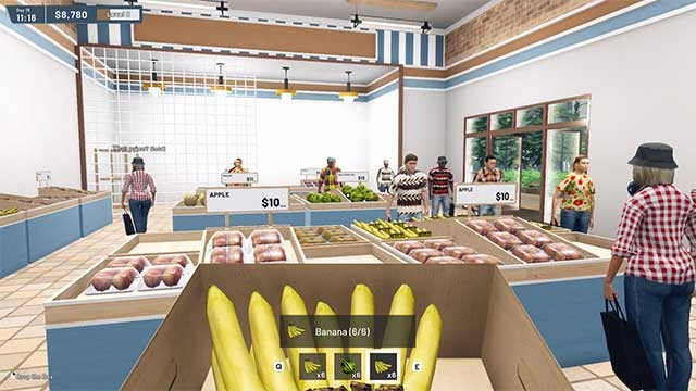 Fruit Mart Simulator là game mô phỏng quản lý kinh doanh cửa hàng hoa quả