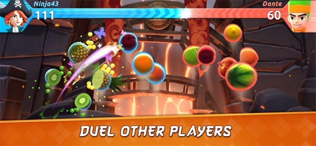 Tham gia vào đấu trường thời gian thực game Fruit Ninja 2 Mobile