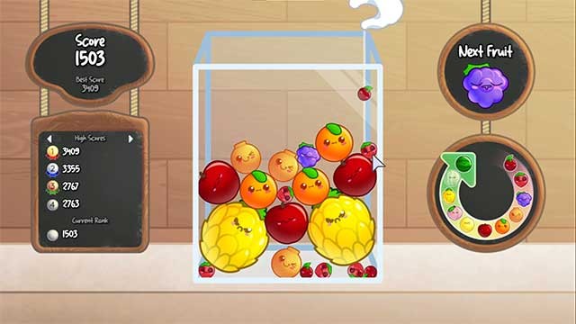 Fruit Salad game có lối chơi đơn giản, đồ họa dễ thương và đầy màu sắc