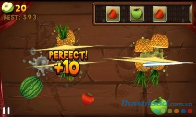 Độ chính xác cao trong mỗi nhát chém sẽ mang lại điểm số thưởng lớn