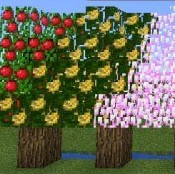 Fruit Trees Mod Minecraft: Thêm cây ăn quả đa dạng