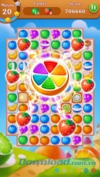 Fruits Bomb cho Android có nhiều booster mạnh mẽ