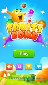 Giao diện chính của Fruits Bomb cho Android