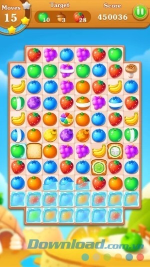 Fruits Bomb cho Android với đa dạng các loại trái cây