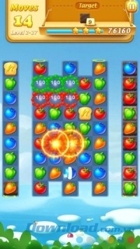 Fruits Garden Mania cho Android có đa cấp độ