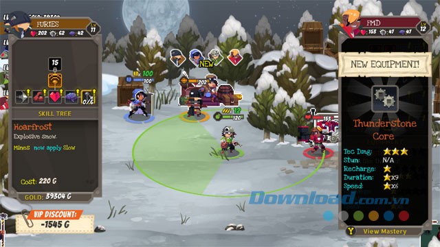 Trang bị, vũ khí cho nhân vật