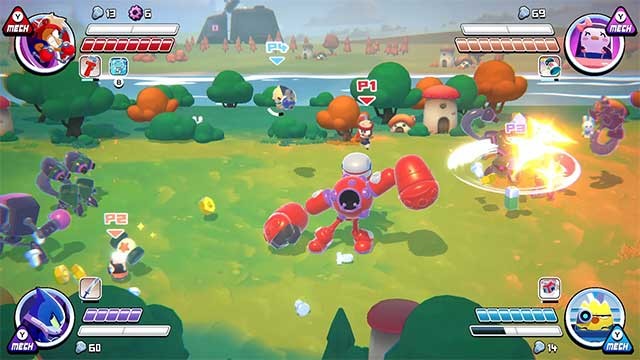 Full Steam: Fluffy X Machina là hành động chiến đấu robot cute