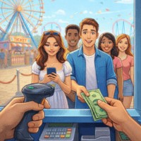 Fun Park Simulator Demo: Xây dựng Công viên Giải trí Hấp dẫn