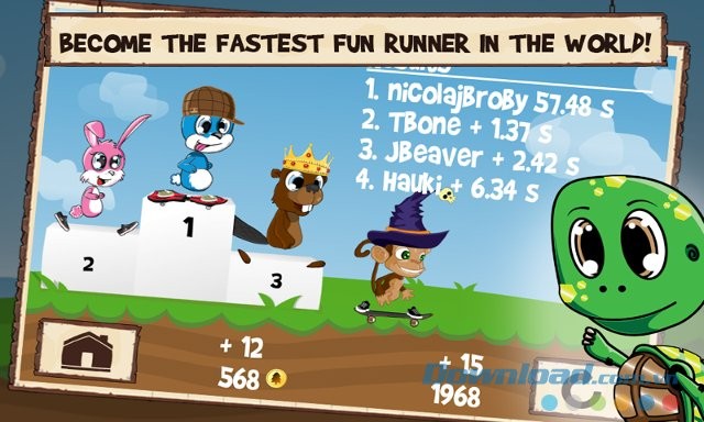 Bảng xếp hạng Fun Run