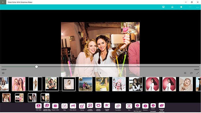 Tạo video ảnh, slideshow chuyên nghiệp với nhiều hiệu ứng, bộ lọc đẹp