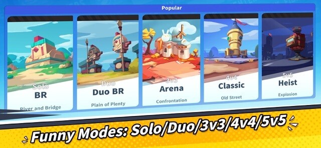 Vô vàn chế độ chơi vui nhộn cho bạn lựa chọn và thưởng thức