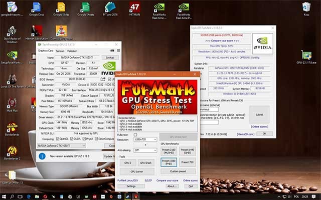 FurMark giúp kiểm tra độ ổn định của card đồ họa trong môi trường có kiểm soát