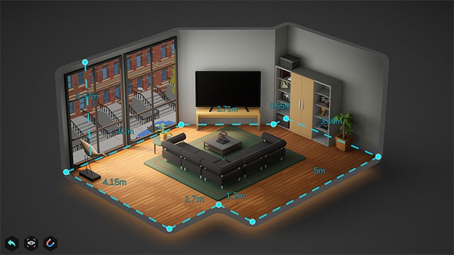 Furnish Master sở hữu cơ chế điều khiển đơn giản bằng chuột