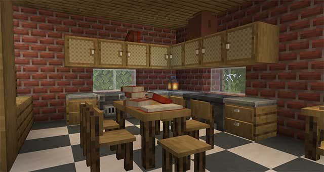 Bản Mod này có nhiều đồ vật để hỗ trợ các hoạt động nấu nướng và chế tạo