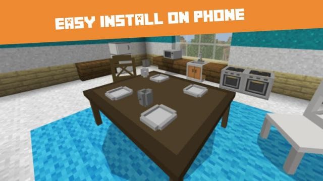 Furniture MOD for Minecraft PE là mod nội thất cho game Minecraft trên di động