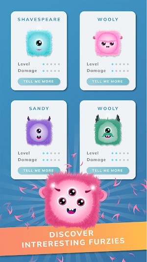 Khám phá nhiều quái vật khác nhau