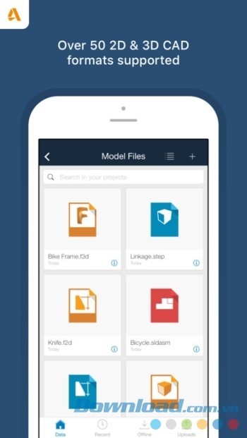 Fusion 360 hỗ trợ đọc hơn 100 định dạng bản vẽ