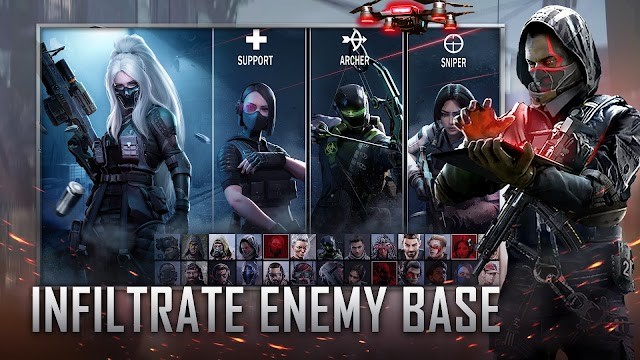 Xâm nhập vào căn cứ của kẻ thù, chống lại New Fortuna trong game Future Warfare: Mercenaries