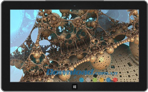 Futuristic Fractals theme