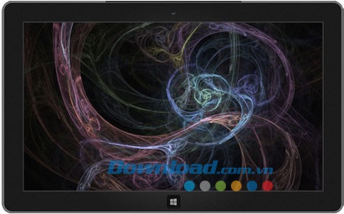 Futuristic Fractals theme