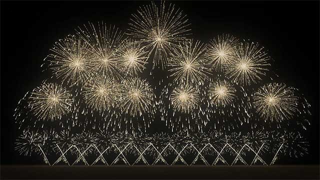 Chọn giữa hơn 480 hiệu ứng pháo hoa lộng lẫy và chân thực