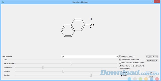 Tùy chỉnh cấu trúc
