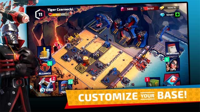 Xây dựng và tùy chỉnh căn cứ của bạn