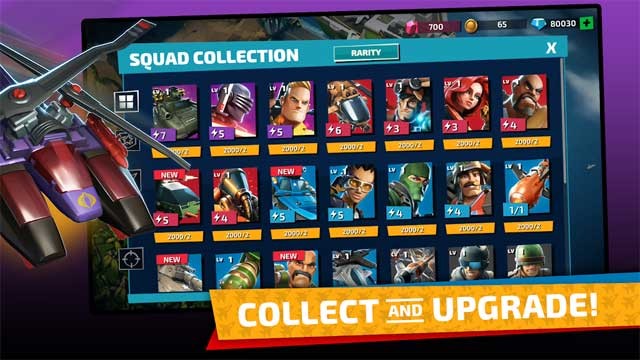 Thu thập và nâng cấp các anh hùng trong game G.I. Joe: War On Cobra for Android