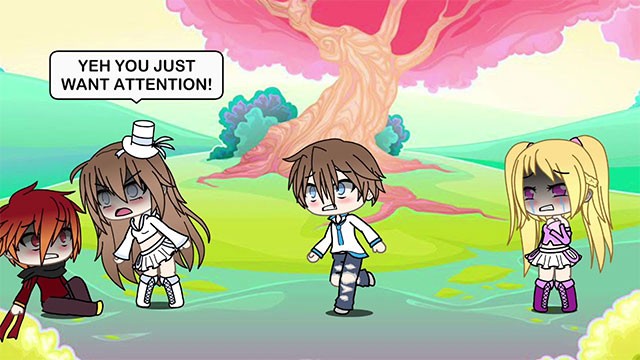 Tạo cảnh, thêm tin nhắn chat... để chia sẻ với những người chơi Gachaverse khác