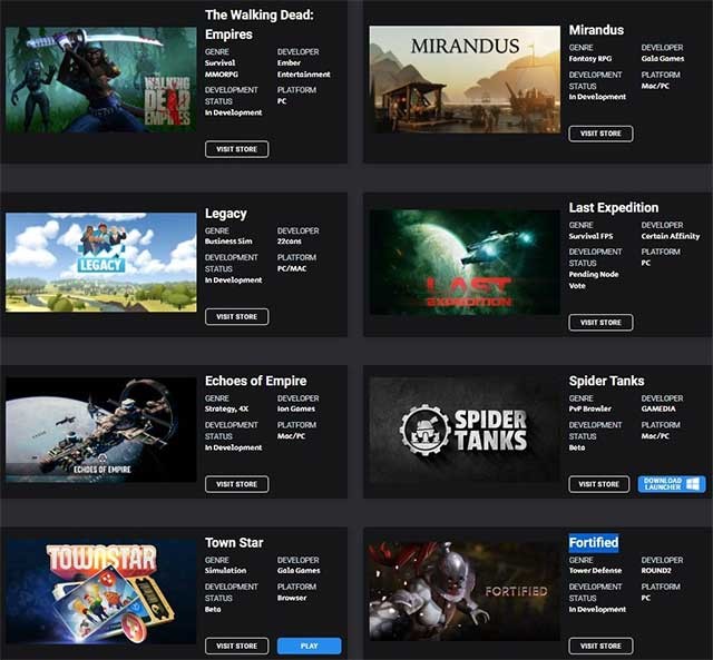 GALA là tài sản kỹ thuật số cốt lõi trong hệ sinh thái Gala Games