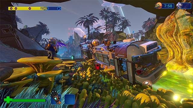 Lập đội 4 người và cùng nhau lái xe bus ngoài hành tinh kỳ quặc với GalactiBus