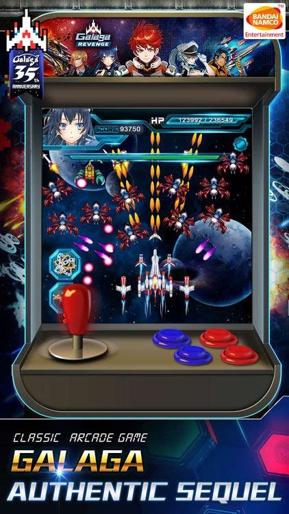 Phiên bản Galaga trên di động chính thức