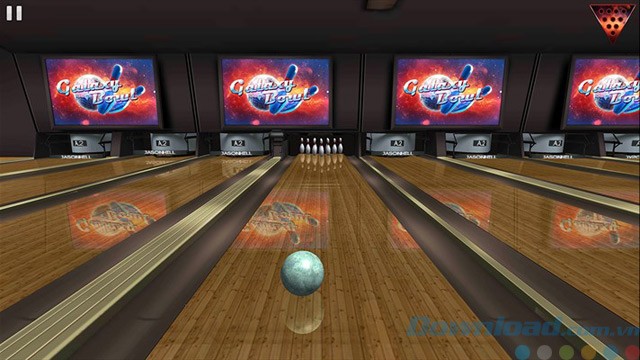 Giao diện game Galaxy Bowling