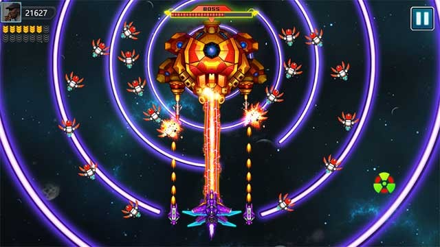 Các level của game Galaxy Glory được thiết kế tinh tế, đem lại trải nghiệm chiến đấu tuyệt vời